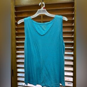 Aqua Sleeveless Tank Top (Chico)